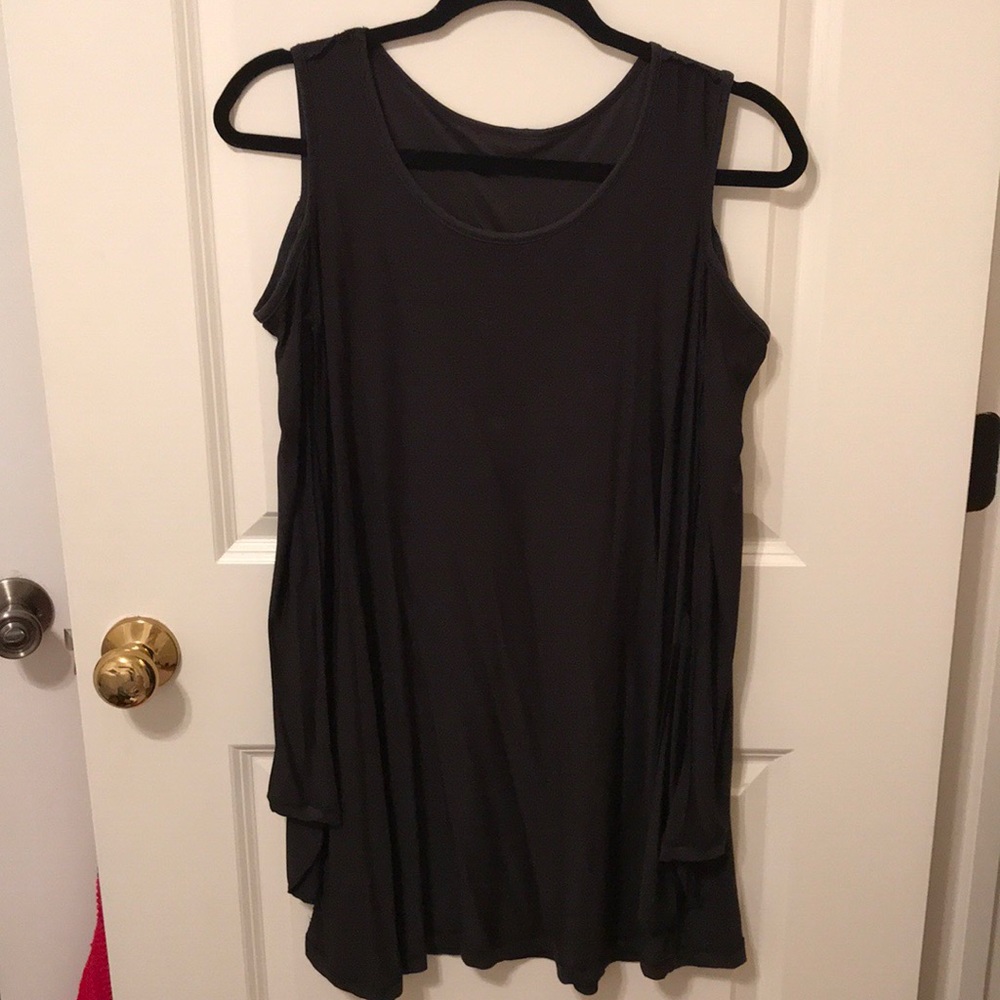 Francesca’s open shoulder dress